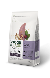 Picture of 0.4kg Vigor & Sage Astragalus Well-Being Senior Cat