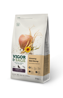 Picture of 2kg Vigor & Sage Ginseng Well-Being Adult Cat
