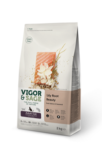 Picture of 2kg Vigor & Sage Lily Root Beauty Adult Cat
