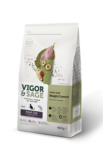 Picture of 0.4kg Vigor & Sage Lotus Leaf Weight Control Adult Cat
