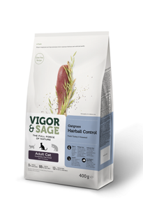Picture of 0.4kg Vigor & Sage Oatgrass Hairball Control Adult Cat