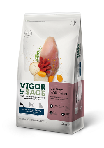 Picture of Vigor & Sage Goji Berry Well-Being Large Breed Puppy