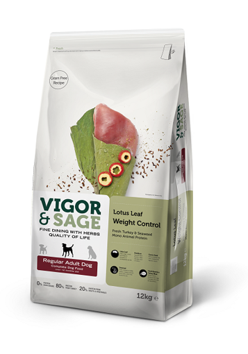 Picture of Vigor & Sage Lotus Leaf Weight Control Adult Regular Dog