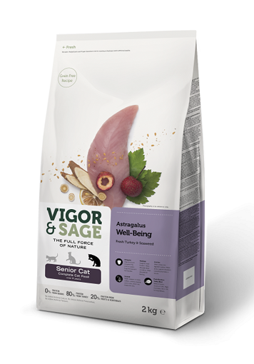 Picture of Vigor & Sage Astragalus Well-Being Senior Cat