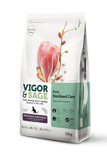 Picture of Vigor & Sage Poria Sterilized Care, Indoor Adult Cat