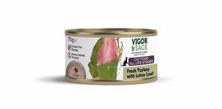 Picture of 0.07kg Vigor & Sage Fresh Turkey with Lotus Leaf Wet Food Cat
