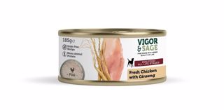 Picture of 0.185kg Vigor & Sage Fresh Chicken with Ginseng Wet Food Dog