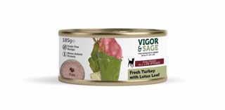 Picture of 0.185kg Vigor & Sage Fresh Turkey with Lotus Leaf Wet Food Dog