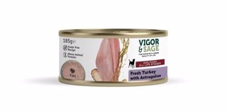Picture of 0.185kg Vigor & Sage Fresh Turkey with Astragalus Wet Food Dog
