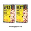 Josera Meat Lovers Menu Multipack grain free complete pure meat wet food for adult dogs 6x400g variety pack including pure chicken