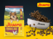 Josera Mini Senior Chicken and Rice for all small breeds gluten free and salmon oil omega 3 with kibble bowl